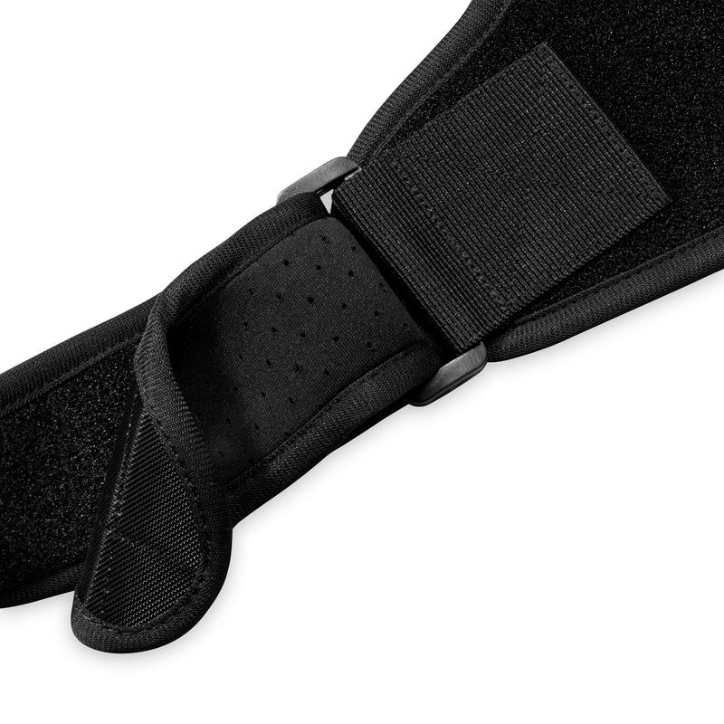 Closeup Of Black Fibers On The Underside Of A Strap With Velcro