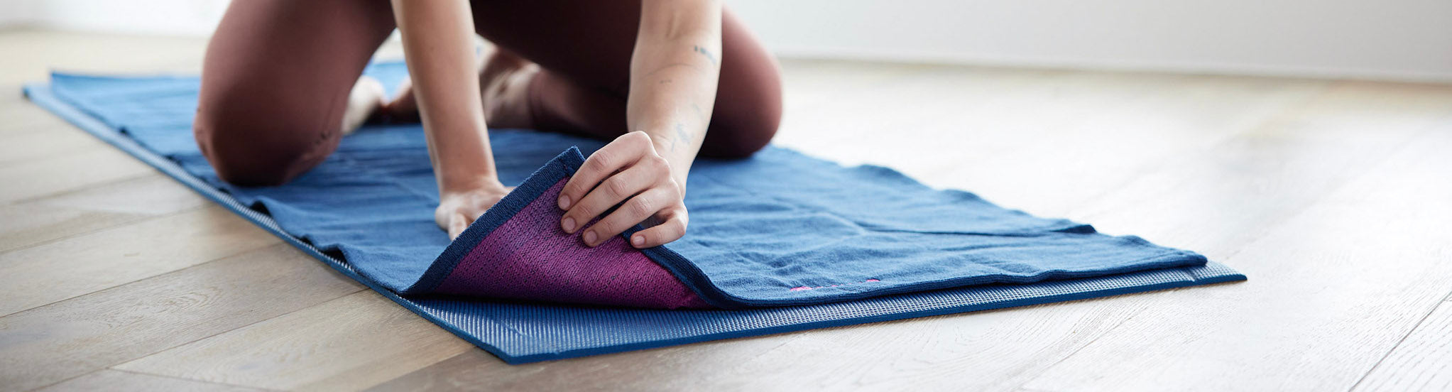 Stay-Put Yoga Towel