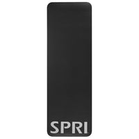 SPRI 12mm Pro Fitness Mat Black flat