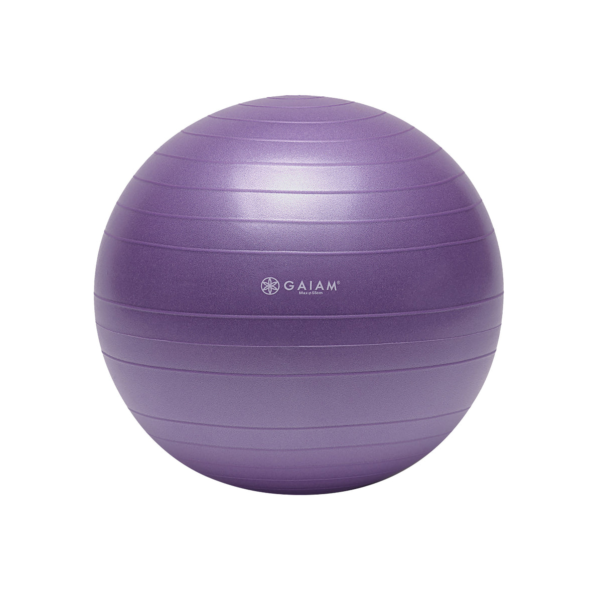 Yoga Balance 23 Inch Ball Trainer with Resistance Bands for Yoga Fitness  Strength Exercise Workout,Purple 