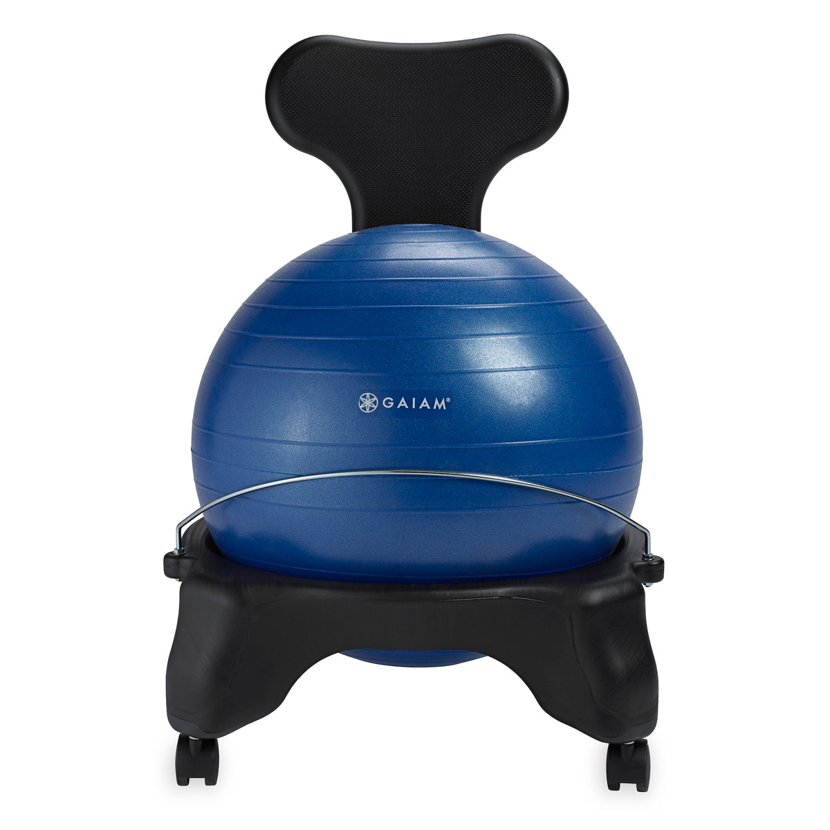 Gaiam Classic Balance Ball® Chair blue front