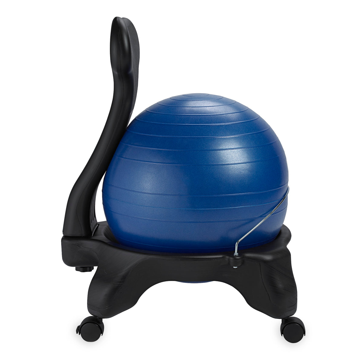 Gaiam Classic Balance Ball® Chair blue side