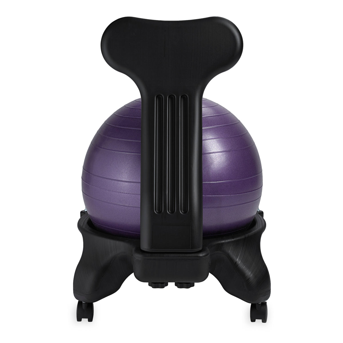 Gaiam Classic Balance Ball® Chair purple back