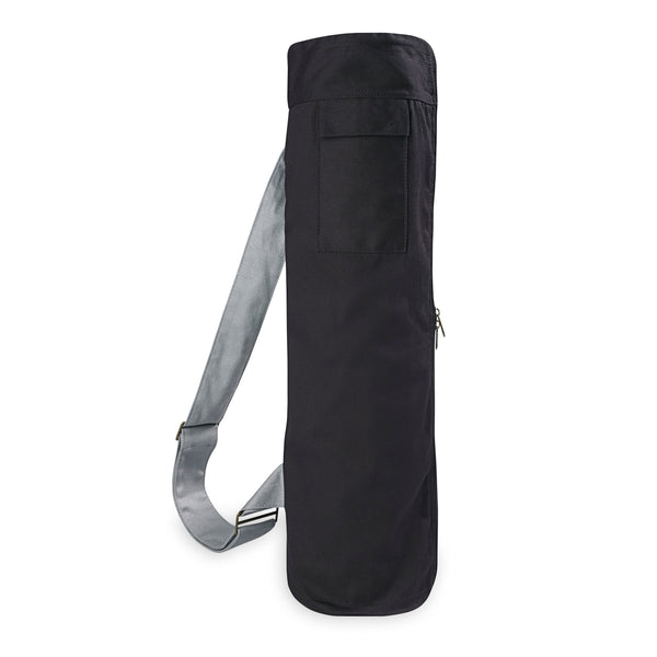 Gaiam Yoga Knapsack Single Strap Backpack Tote Bag Black J2Y NWT