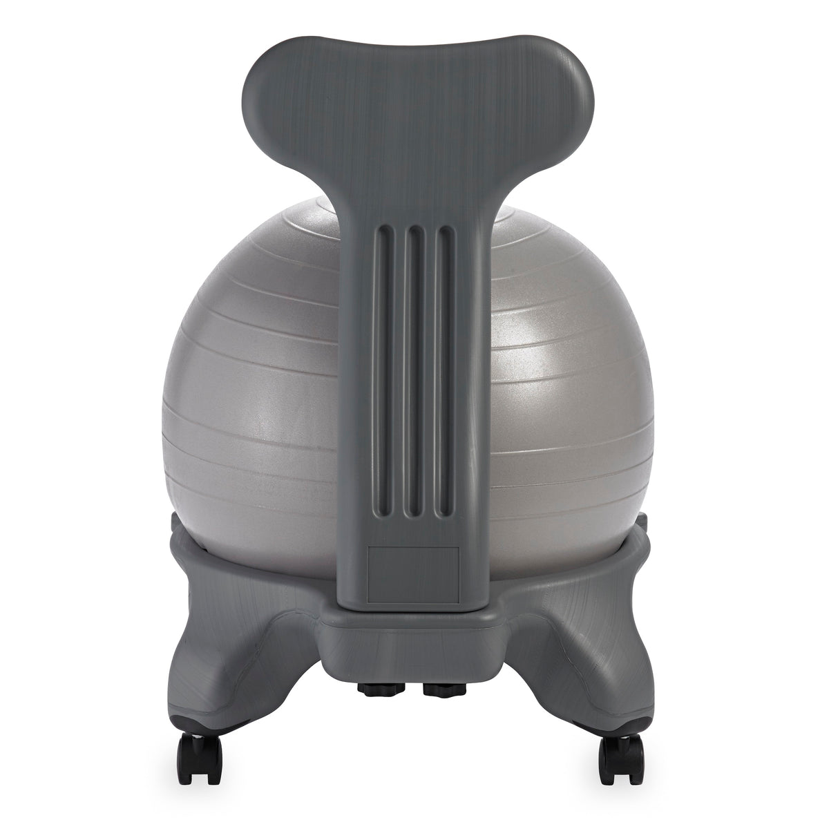 Gaiam Classic Balance Ball® Chair cool grey back