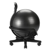 Gaiam Ultimate Balance Ball Chair Black side