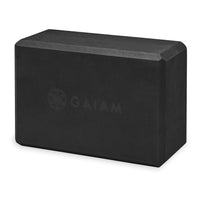 Gaiam Block & Strap Combo black block front angle