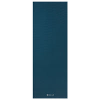 Gaiam Solid Color Yoga Mat Marine flat