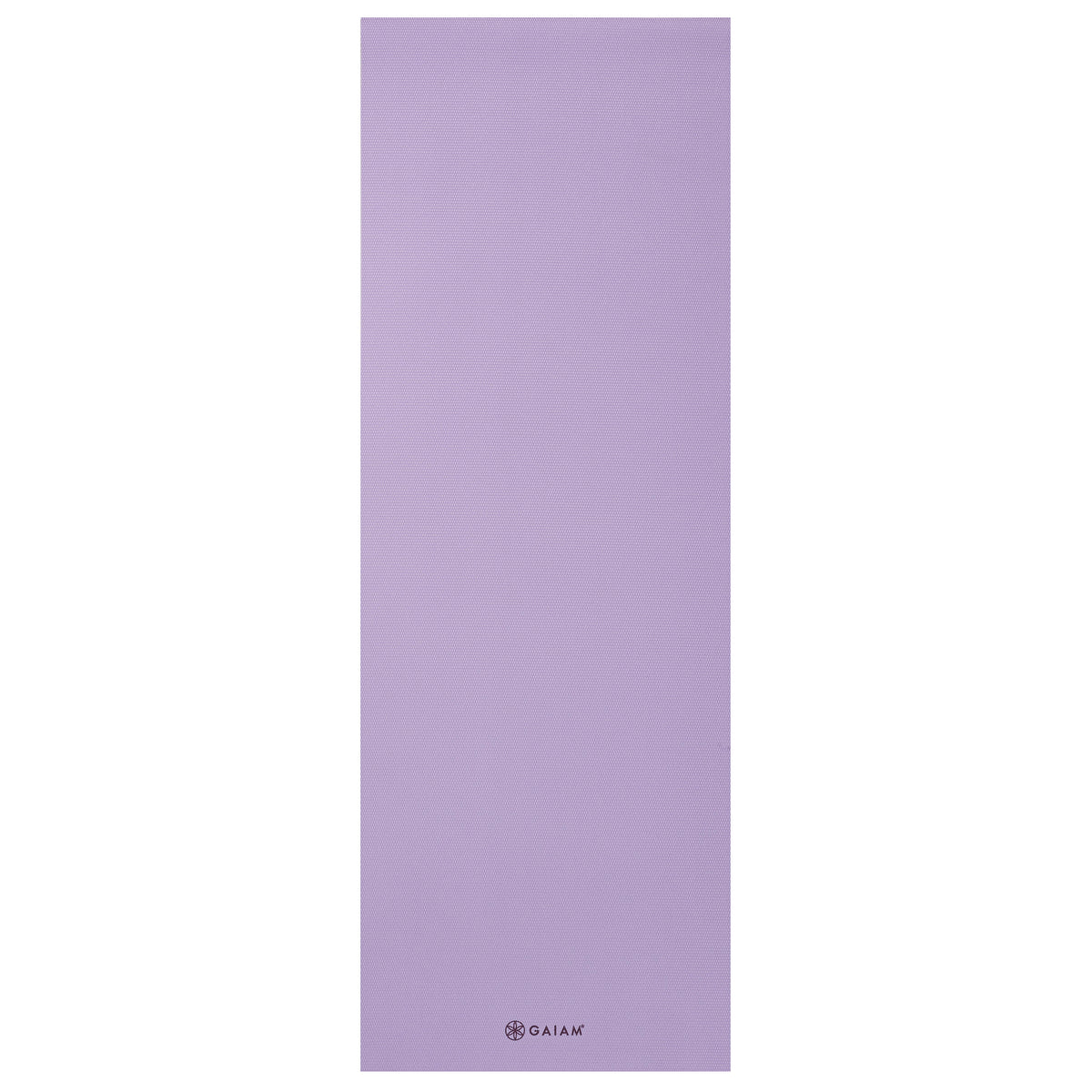 Gaiam Classic Solid Color Yoga Mat (5mm) New Lilac flat