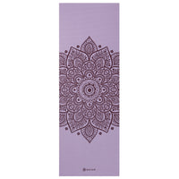 Gaiam Cool Mint Sundial Yoga Mat (5mm) New Lilac flat