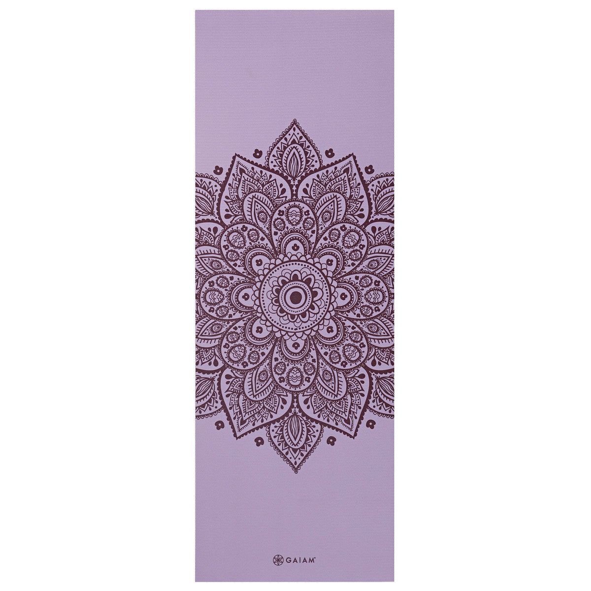 Purple Mandala Yoga Mat with unique yoga mat design by YOGOJA