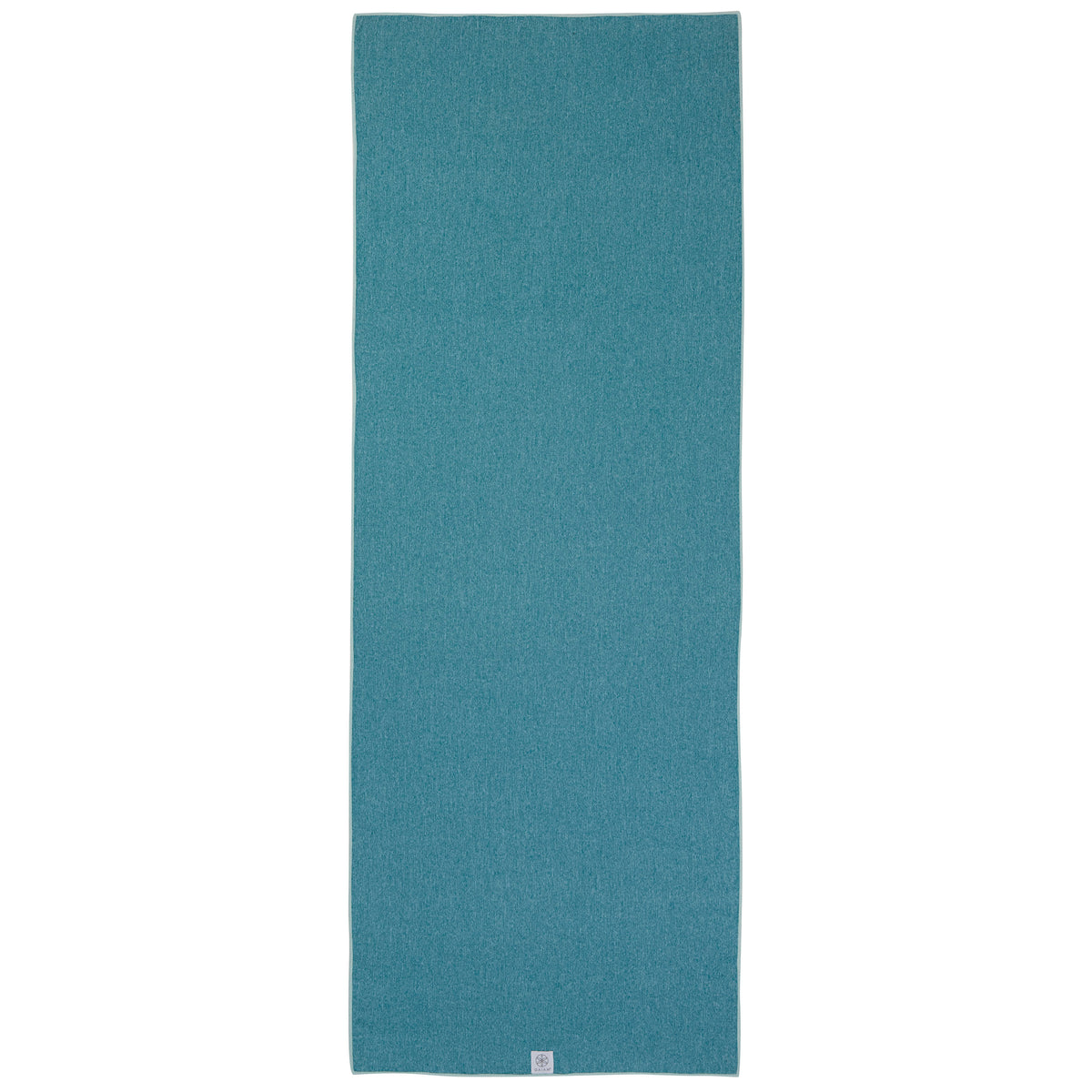 Gaiam Active Dry Yoga Mat Towel Lagoon flat