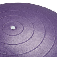Gaiam Essentials Balance Ball & Base Kit Purple balance ball closeup