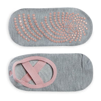 Gaiam Grippy Yoga-Barre Socks - 2 Pack Folkstone pink