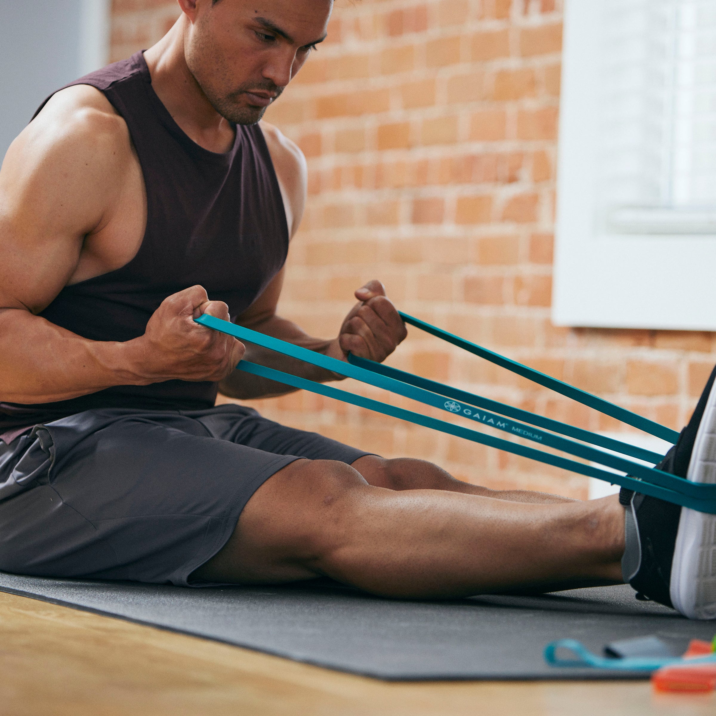NEW Gaiam Resistance Bands 3 Resistant Levels Built Body Strength