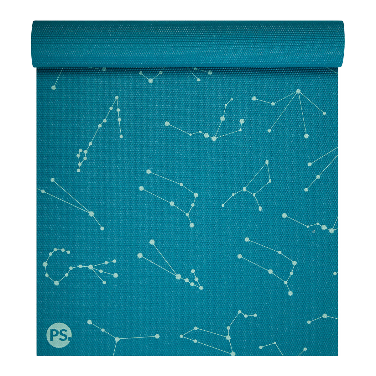 POPSUGAR Premium Constellations Yoga Mat (6mm) top rolled