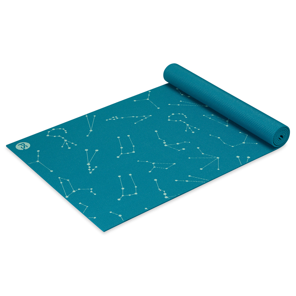 Gaiam Spiral Motion Reversible Premium Yoga Mat, 6 mm –