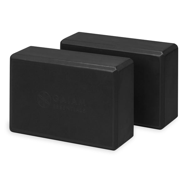 Gaiam Yoga Brick - 2 Pack Black both bricks