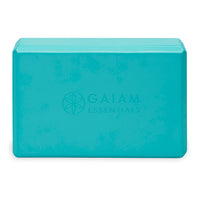 Gaiam Yoga Brick - 2 Pack Teal single brick front