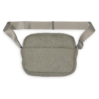 Gaiam Quilted Crossbody Olive back