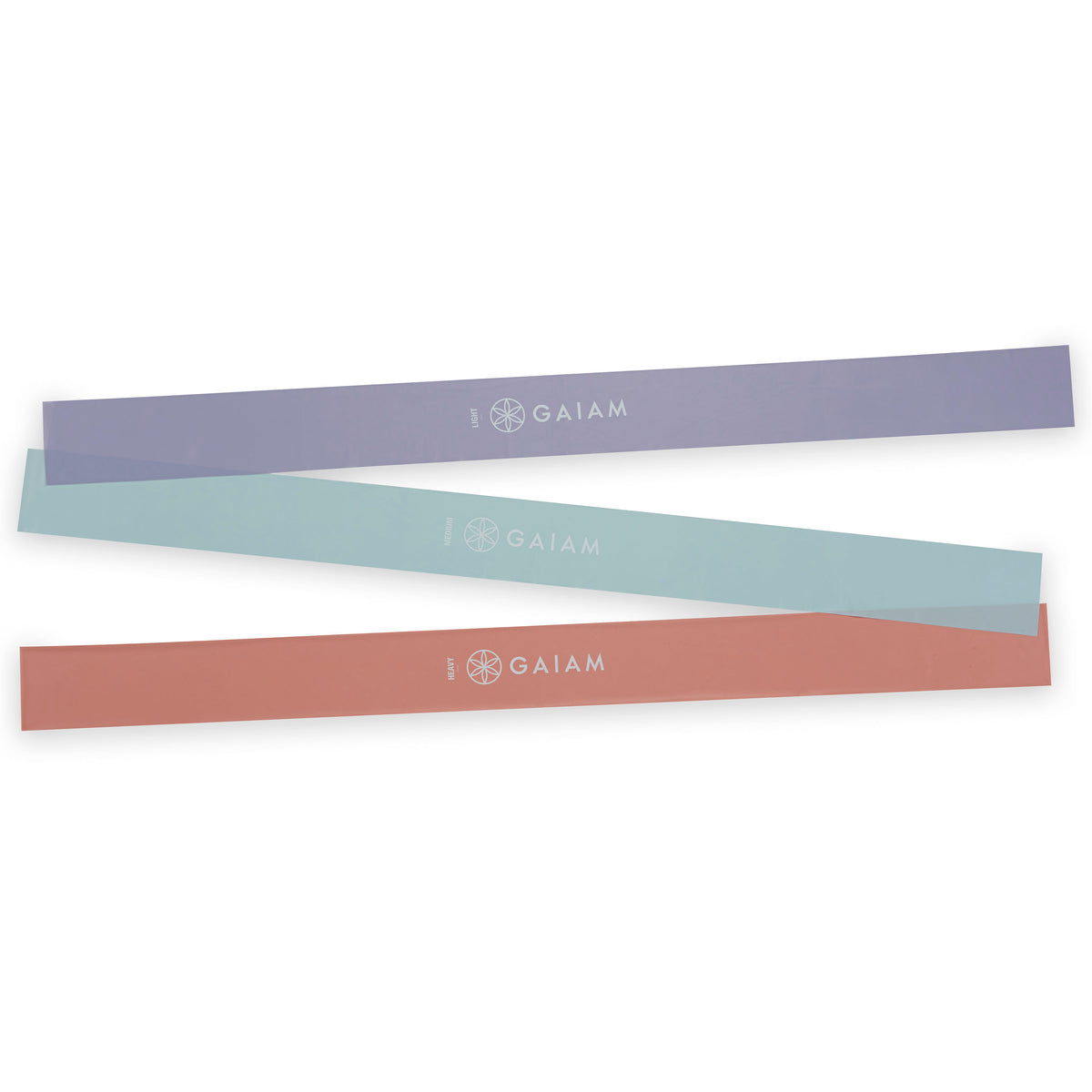 Gaiam Flat Bands (3-Pack) all three bands