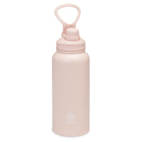 Gaiam 32oz Water Bottle Gift Pack Blush with chug top