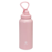 Gaiam 32oz Water Bottle Gift Pack Rosebud with chug top