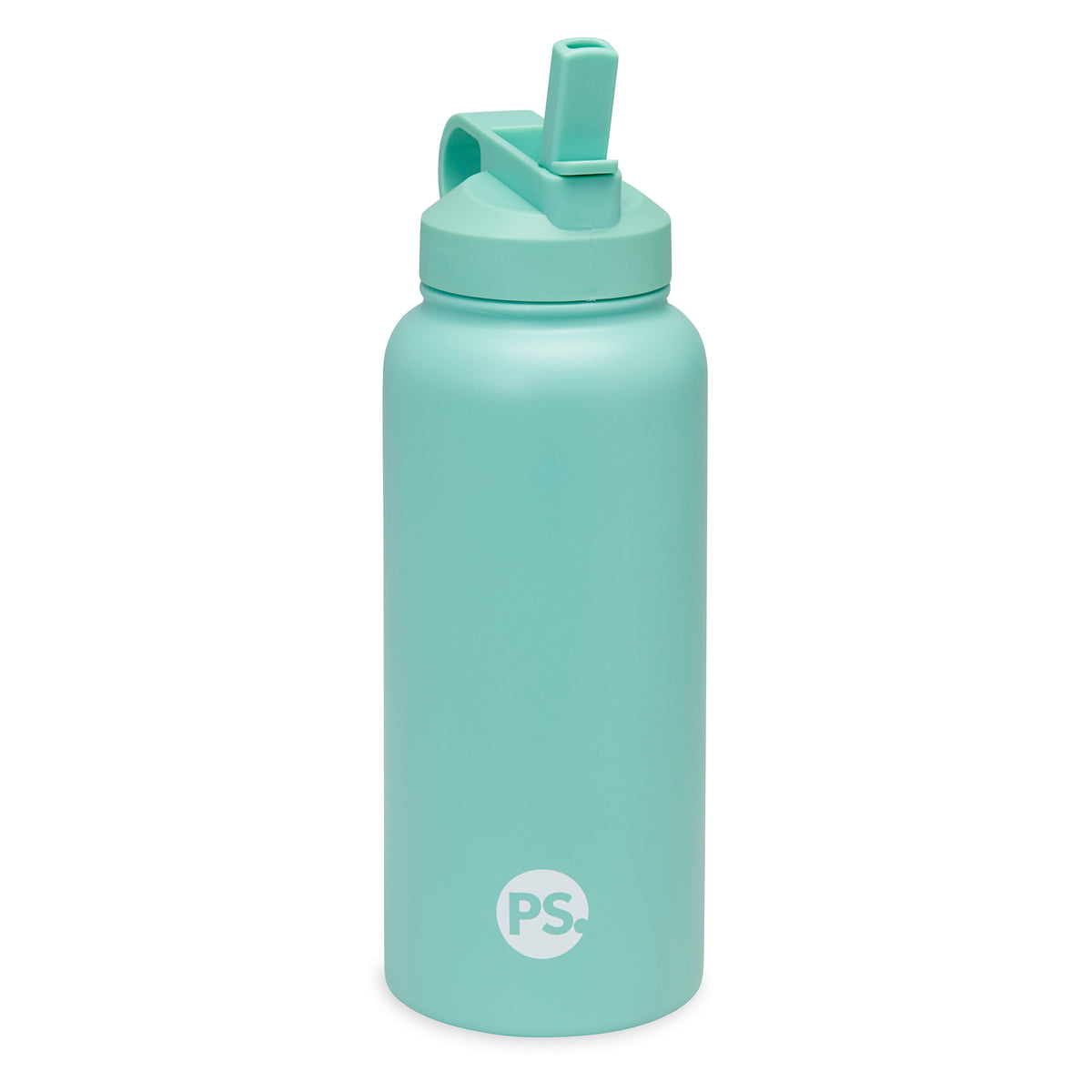 Gaiam 32oz Water Bottle Gift Pack Mint with straw top