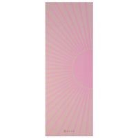 Gaiam Sun Light Pink Yoga Mat flat