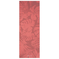 Gaiam Tropical Sunrise Printed Yoga Mat (4mm) flat