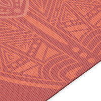 Gaiam Premium Reversible Changing Petals Yoga Mat (6mm) closeup