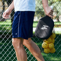 Pickleball Paddle Cover on a paddle