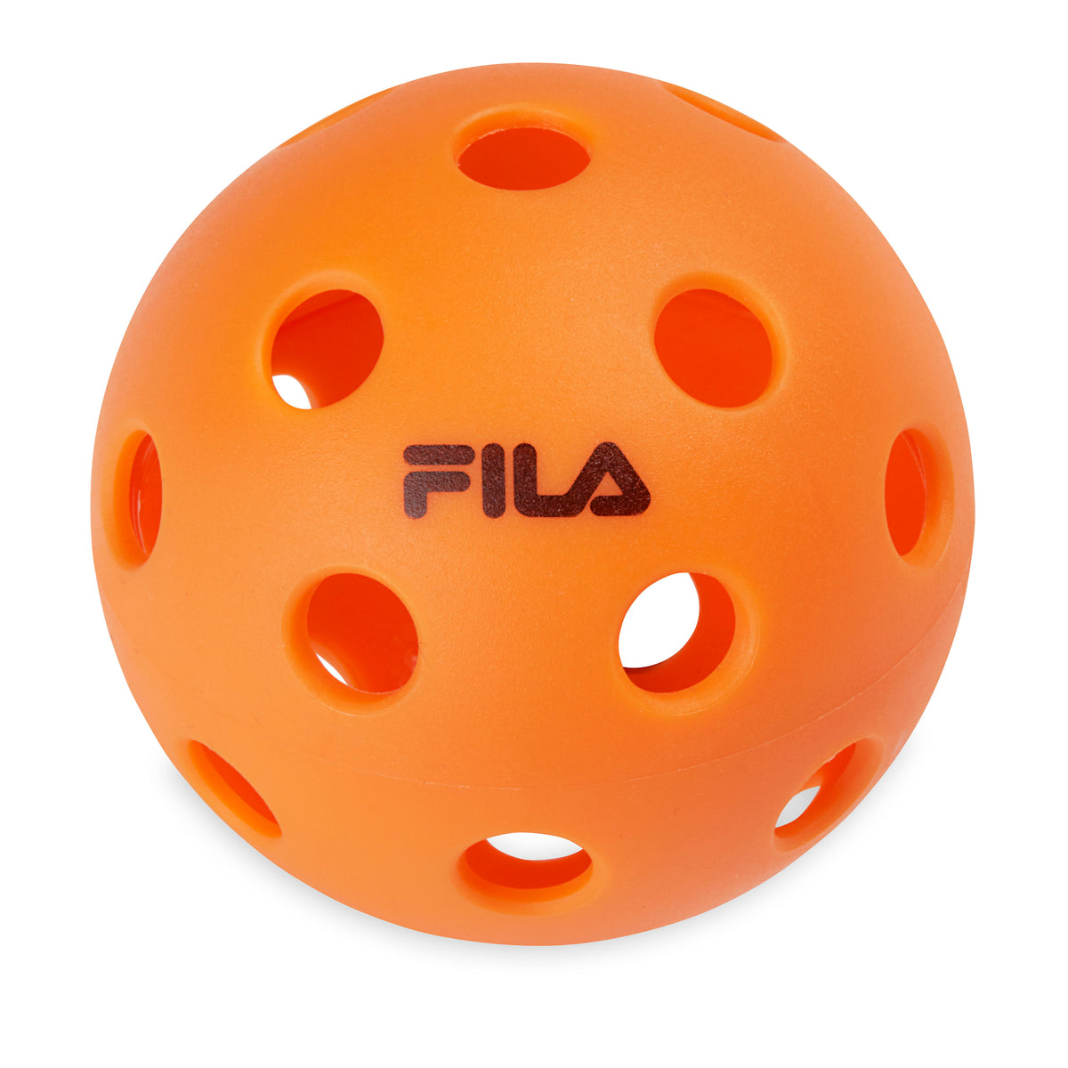 FILA Indoor Pickleballs (4-Pack) Orange single ball