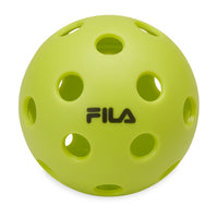 FILA Indoor Pickleballs (12-Pack) Lime single ball