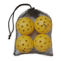FILA Outdoor Pickleballs (4-Pack) Yellow in bag