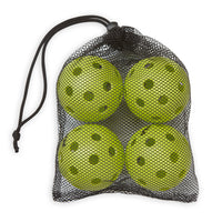 FILA Indoor Pickleballs (4-Pack) Lime in bag