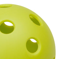 FILA Indoor Pickleballs (4-Pack) Lime closeup