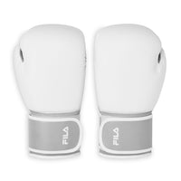 FILA Boxing Gloves (8oz) White/Grey both gloves back