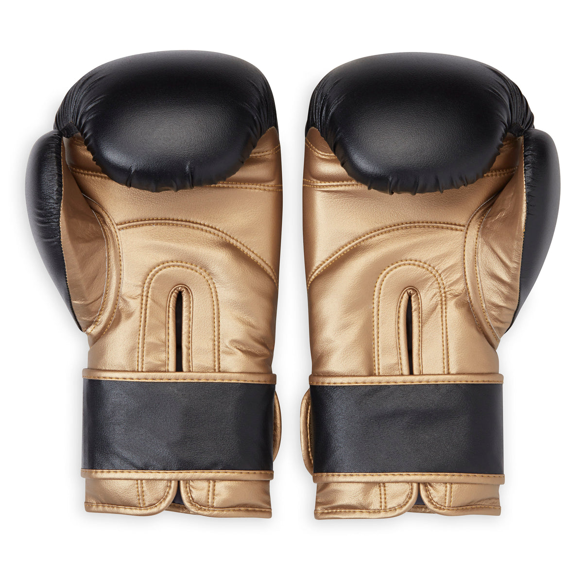 FILA Boxing Gloves (14oz) Black/Gold both gloves interior