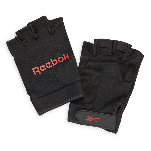 Reebok Classic Fitness Gloves Red both gloves back and palm
