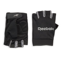 Reebok Classic Fitness Gloves Grey both gloves back and palm