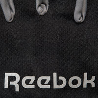 Reebok Classic Fitness Gloves Grey logo closeup