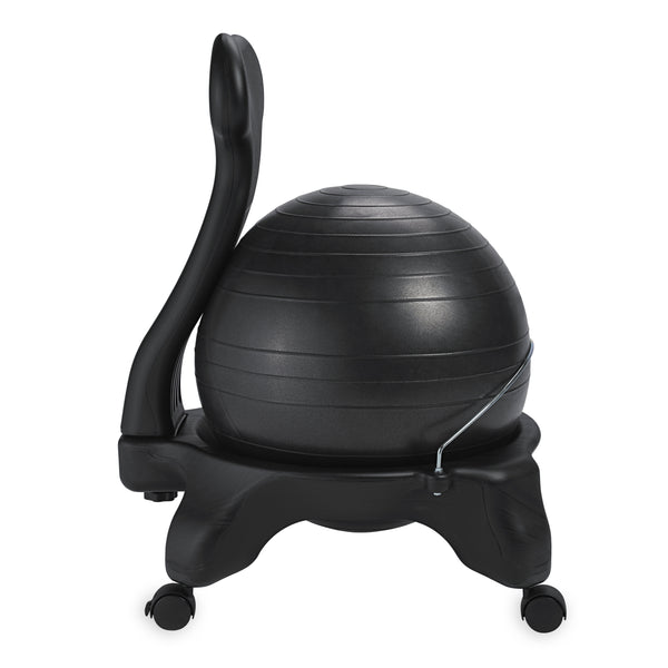 Gaiam Classic Balance Ball® Chair Charcoal side
