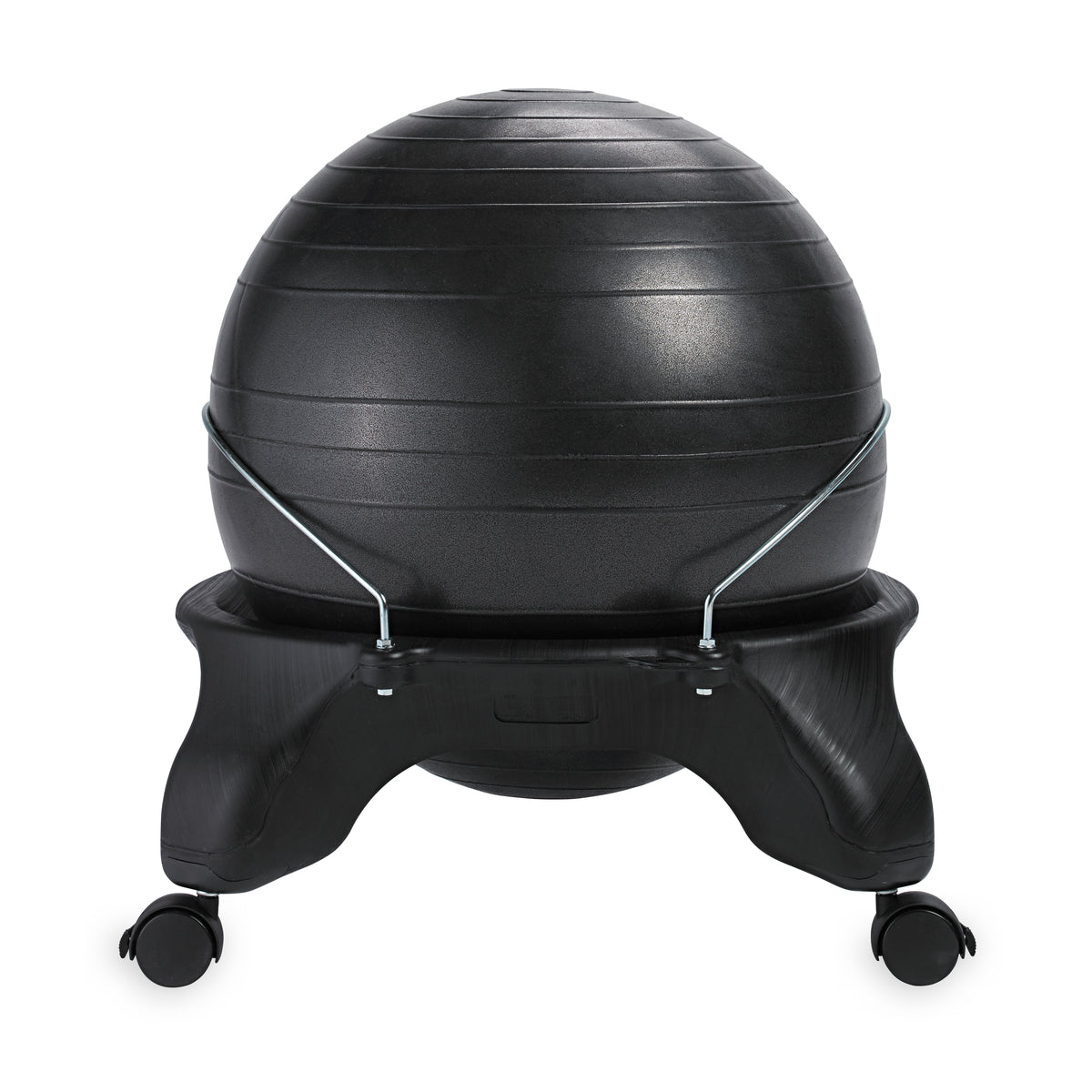 Gaiam Backless Classic Balance Ball® Chair Black back