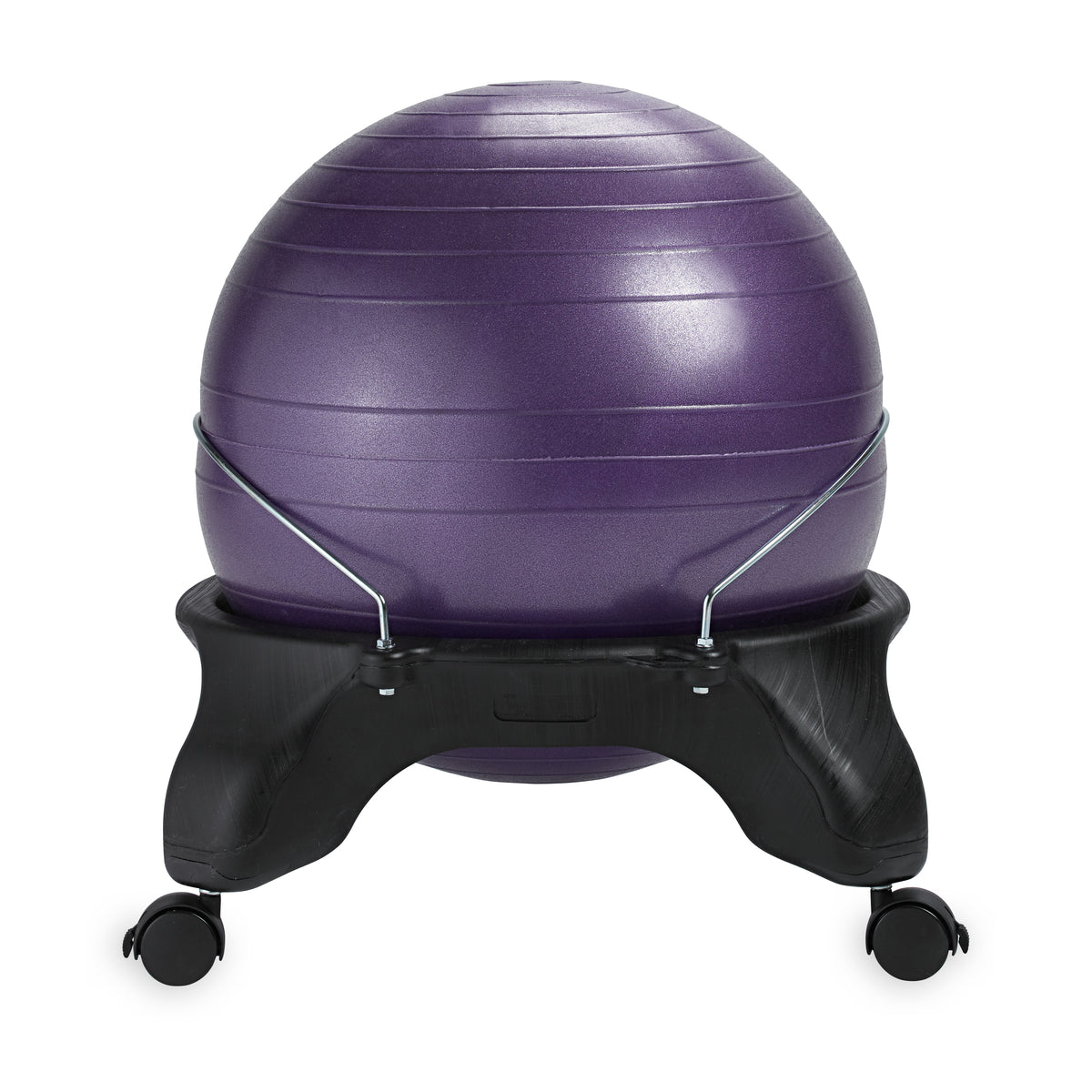 Gaiam Backless Classic Balance Ball® Chair Purple back