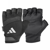 adidas Performance Gloves Grey front and back