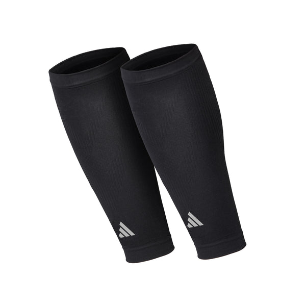 adidas Compression Calf Sleeves - Black both sleeves front angle