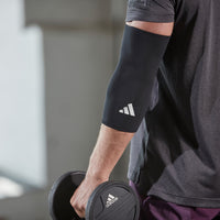 adidas Elbow Support - White on model