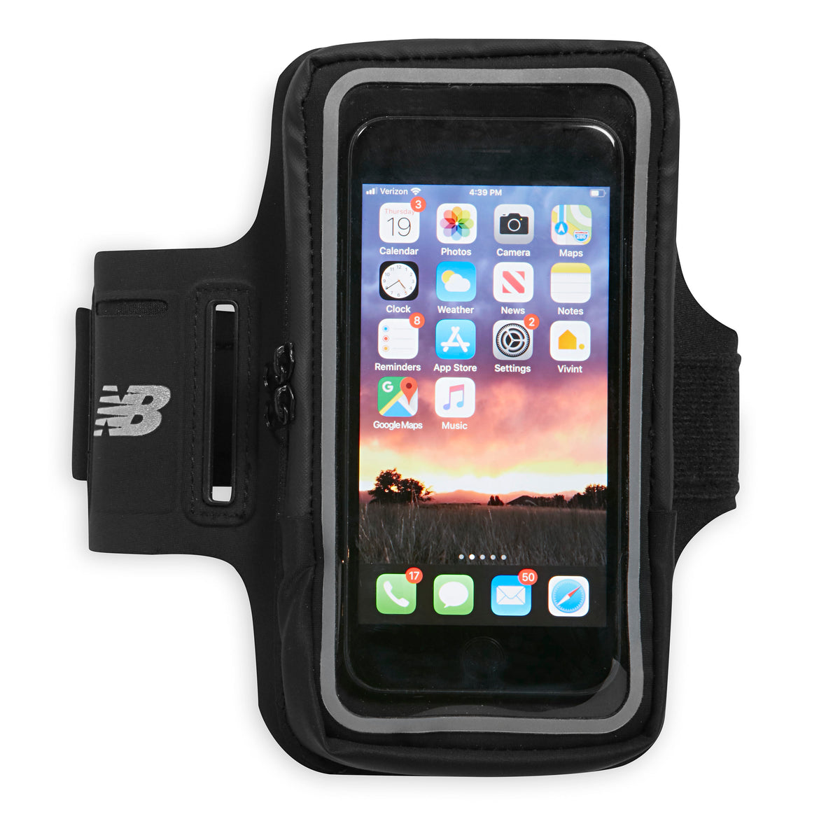 New Balance Smartphone Armband front with phone