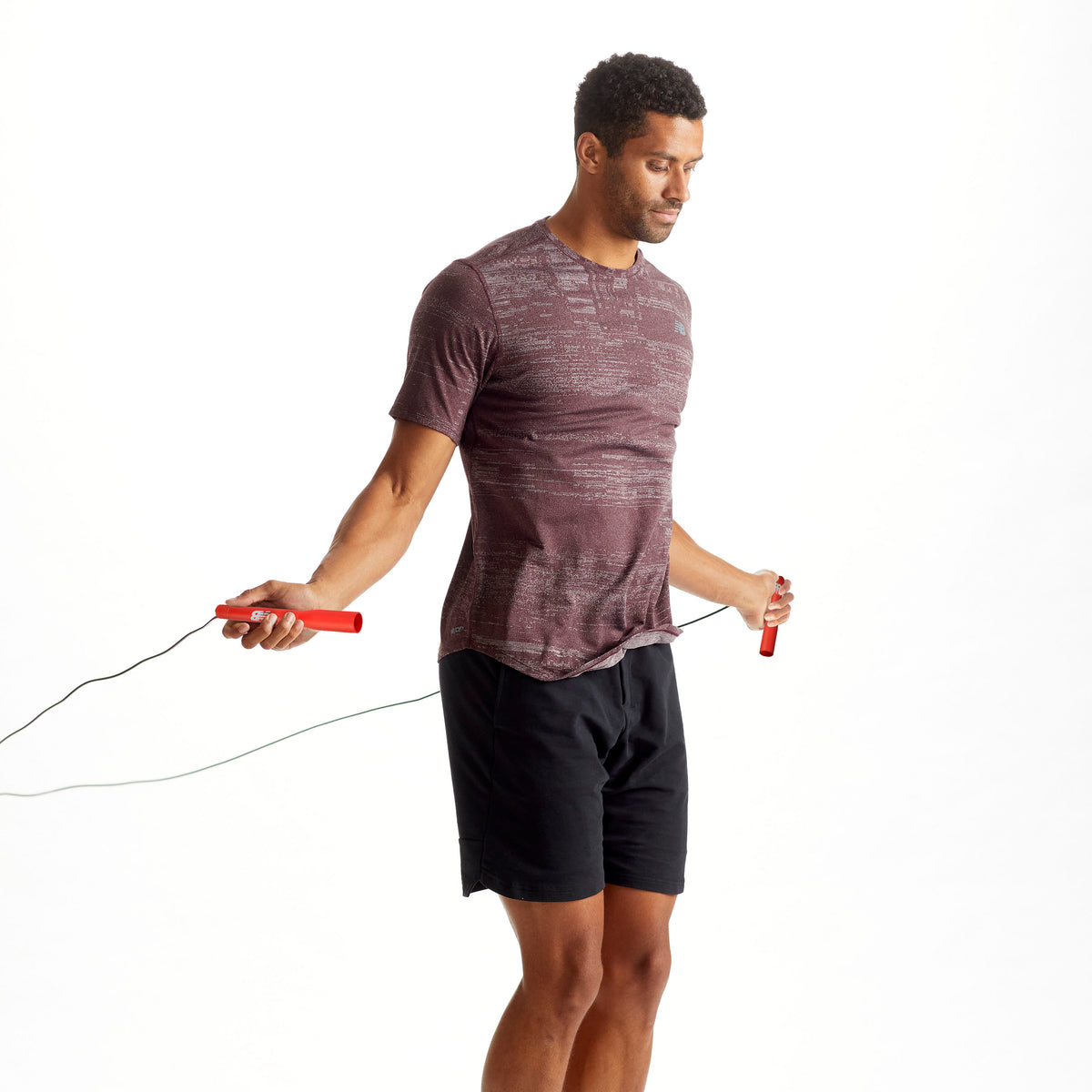 Person using the New Balance Classic Speed Rope
